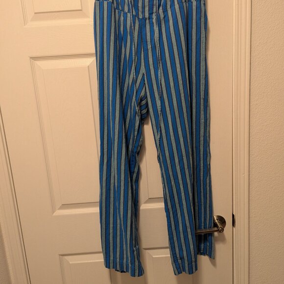 Free People Hudson Canyon Stripe Pant in Blue Combo - Picture 3 of 6